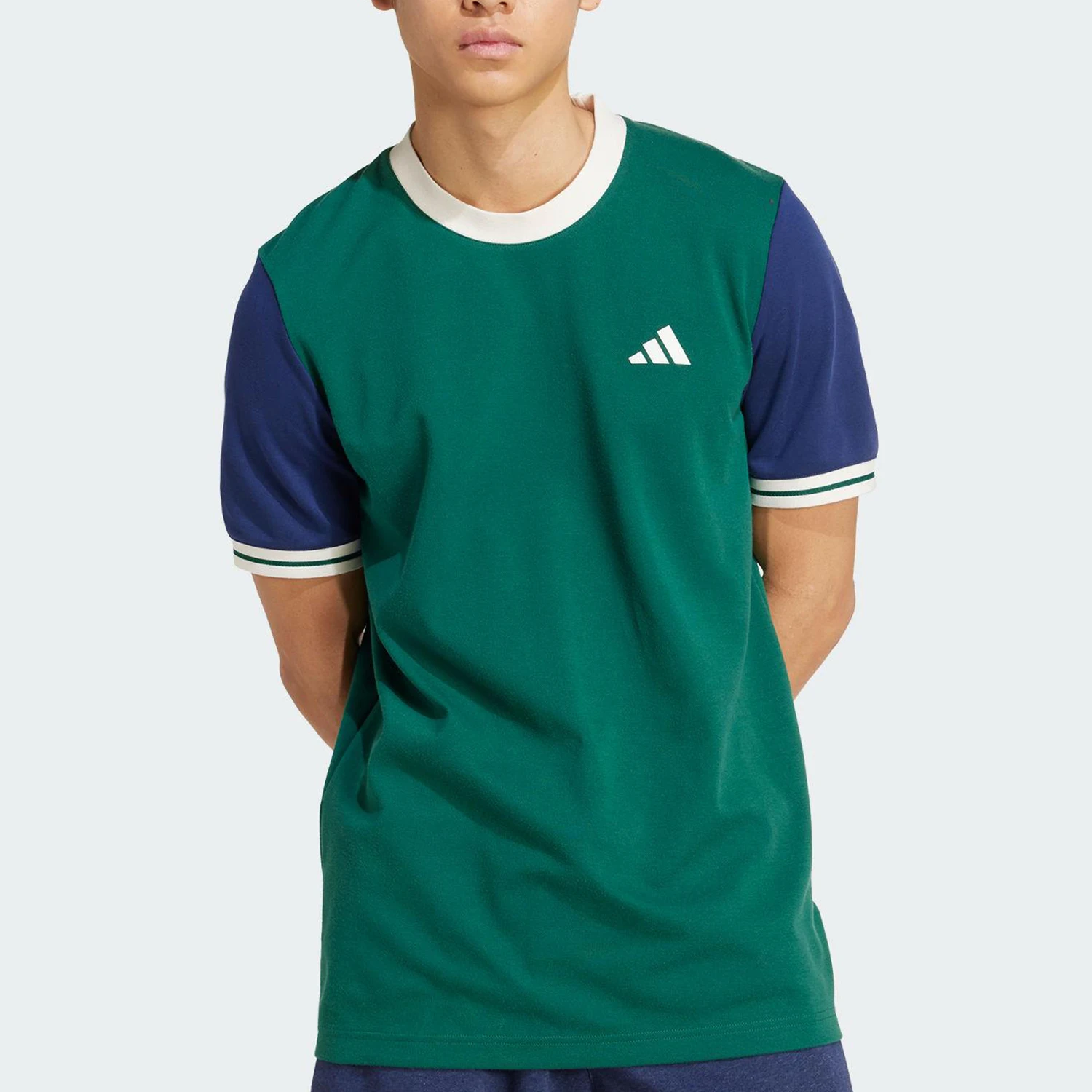 

Adidas genuine Summer New Men's Fashion Simple Sports Short Sleeve T-Shirt JC6741