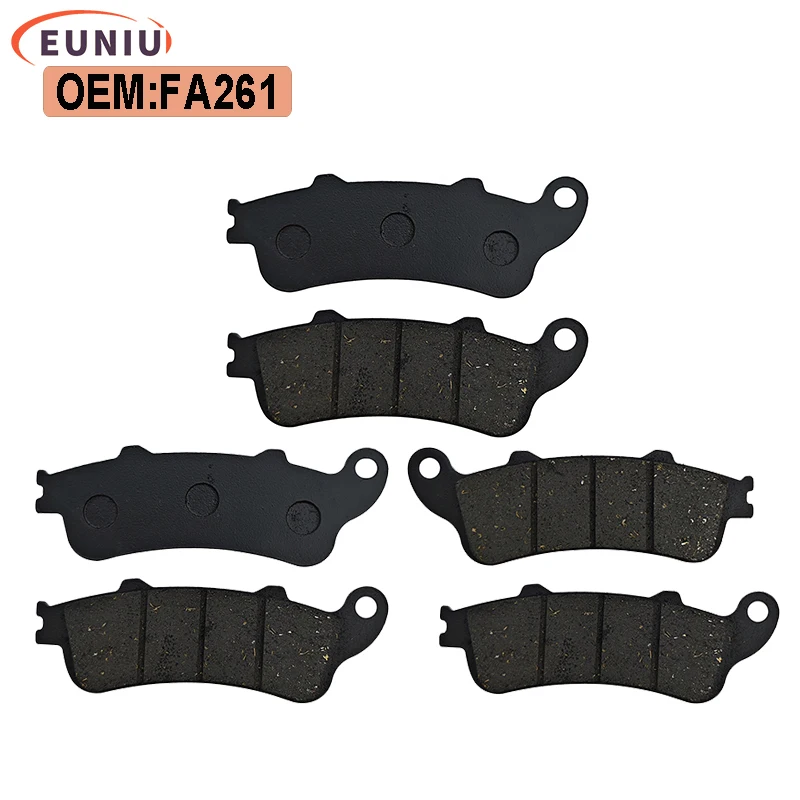 

Motorcycle Brake Pads For HD VFR800 XL1000 CB1100 CBR1100 ST1100 ST1300 CTX1300 GL1800 VTX1800 FJS400 FJS600 NT 650 700 FA261