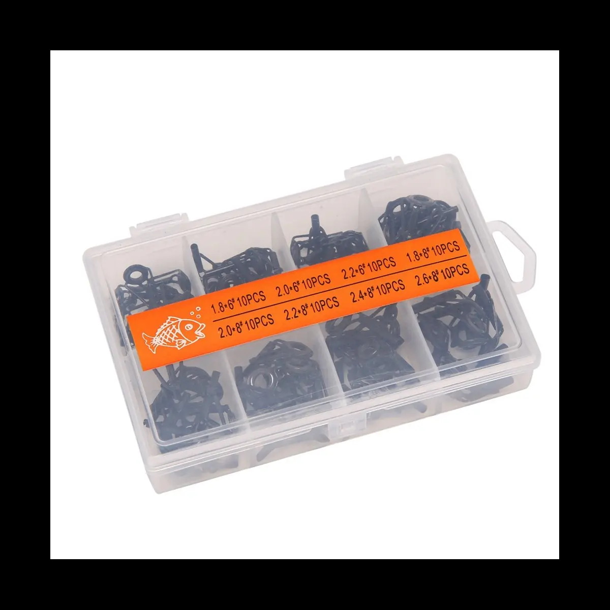 

【БЕСПРОДАЖА】160 шт. комплект для ремонта наконечников удочки из нержавеющей стали, керамическое кольцо, направляющие, наконечники, сменный наконечник для морской рыбалки