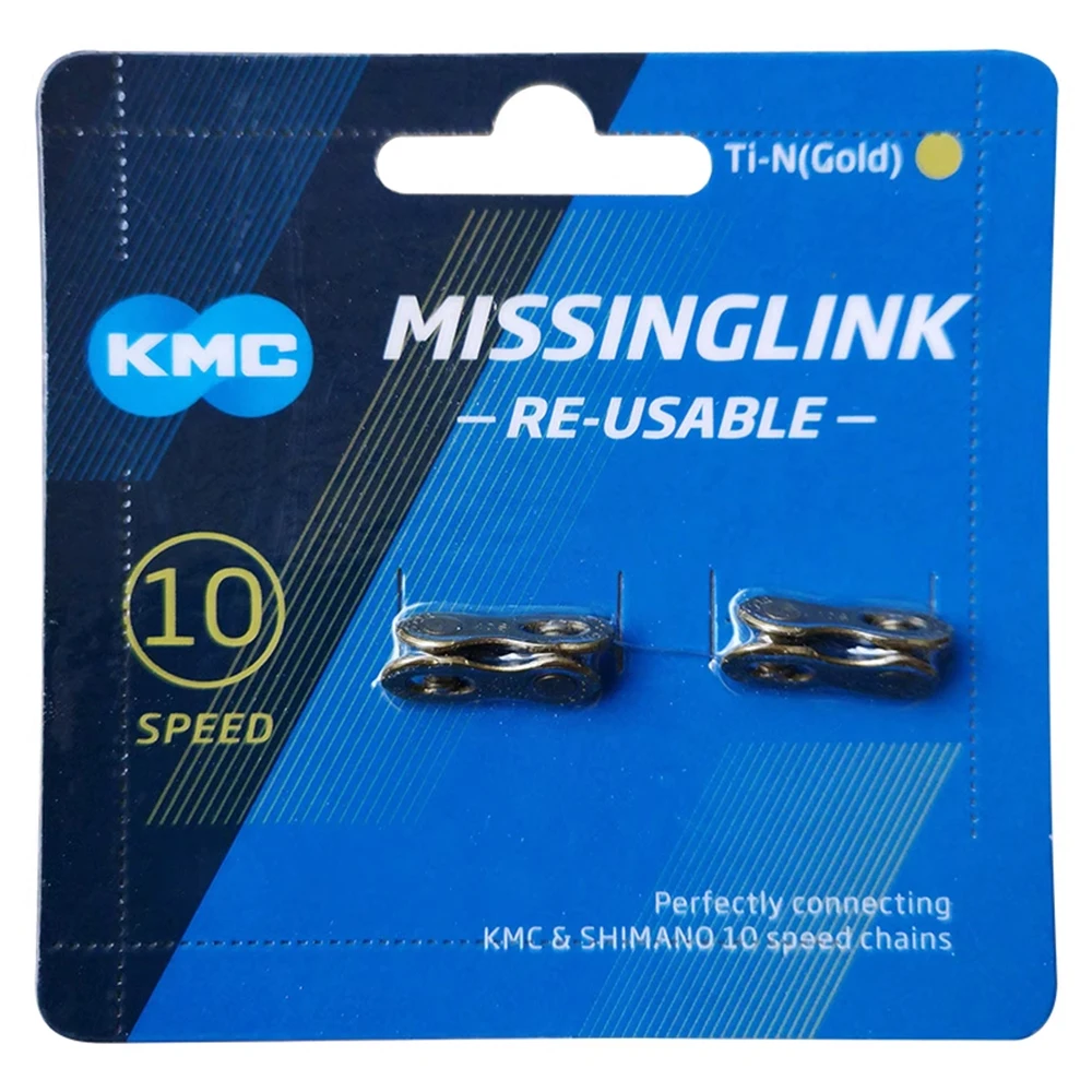 KMC Bicycle Chain Quick Link Connector 6/7/8/9/10/11/12 Speed, Reusable Magic Link for MTB Road Bike