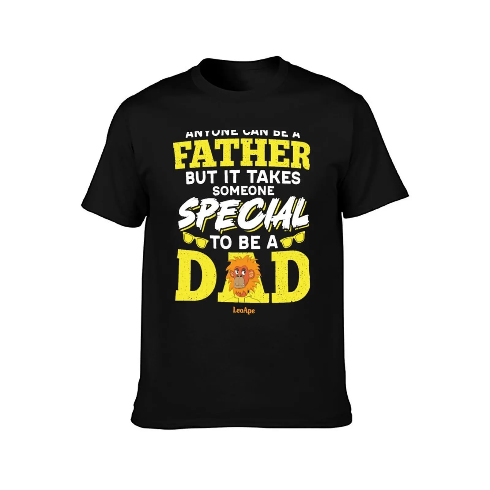 Dad Special Qoutes T-Shirt, Summer Casual Cotton Tee, Oversized Streetwear Tops, Vintage Graphic Print, Loose Fit Short Sleeve