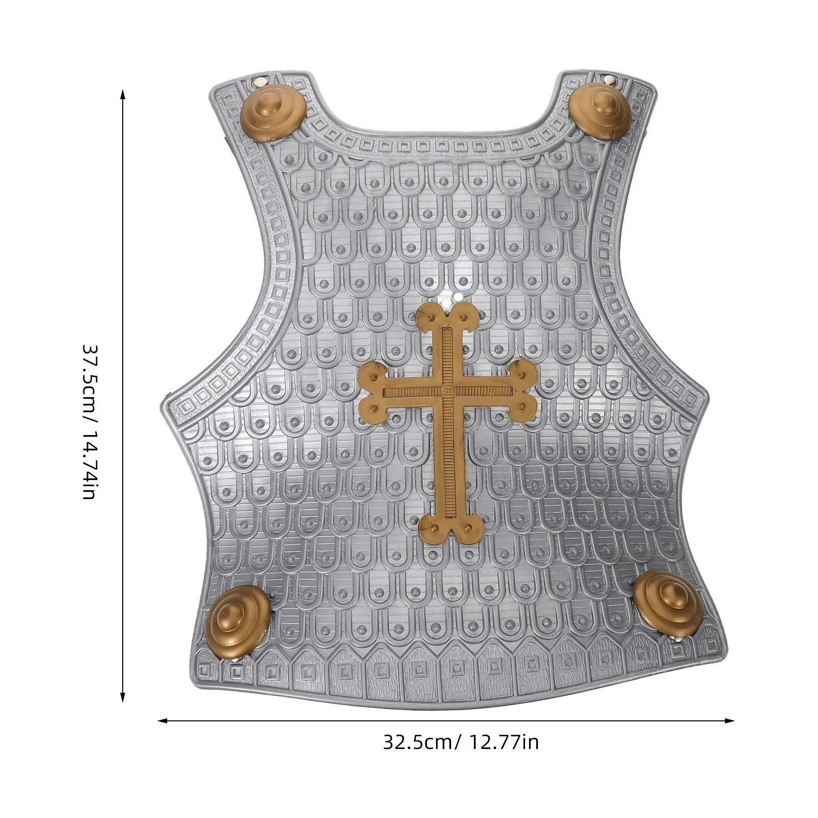 Armure réaliste en plastique robuste pour enfants, accessoire de fête pour garçons, déguisement blindé, accessoire de Cosplay de Performance