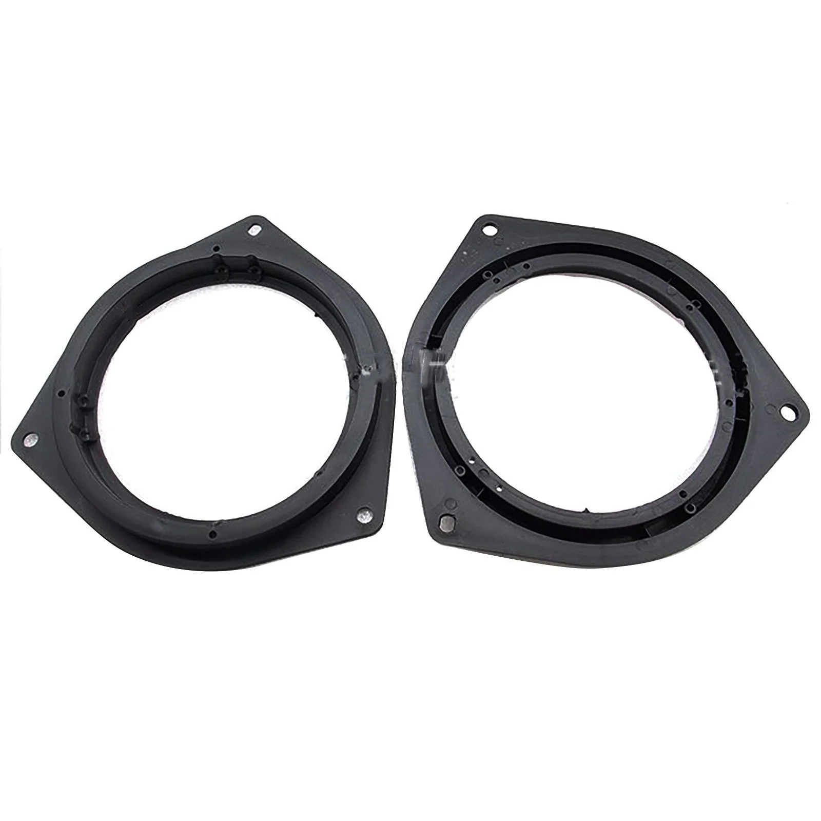 2Pcs/Set 6.5inch Car Speaker Spacers Adapter For Toyota Corolla For Celica For Matrix Plastic Black Mounting Spacer Adaptor Ring