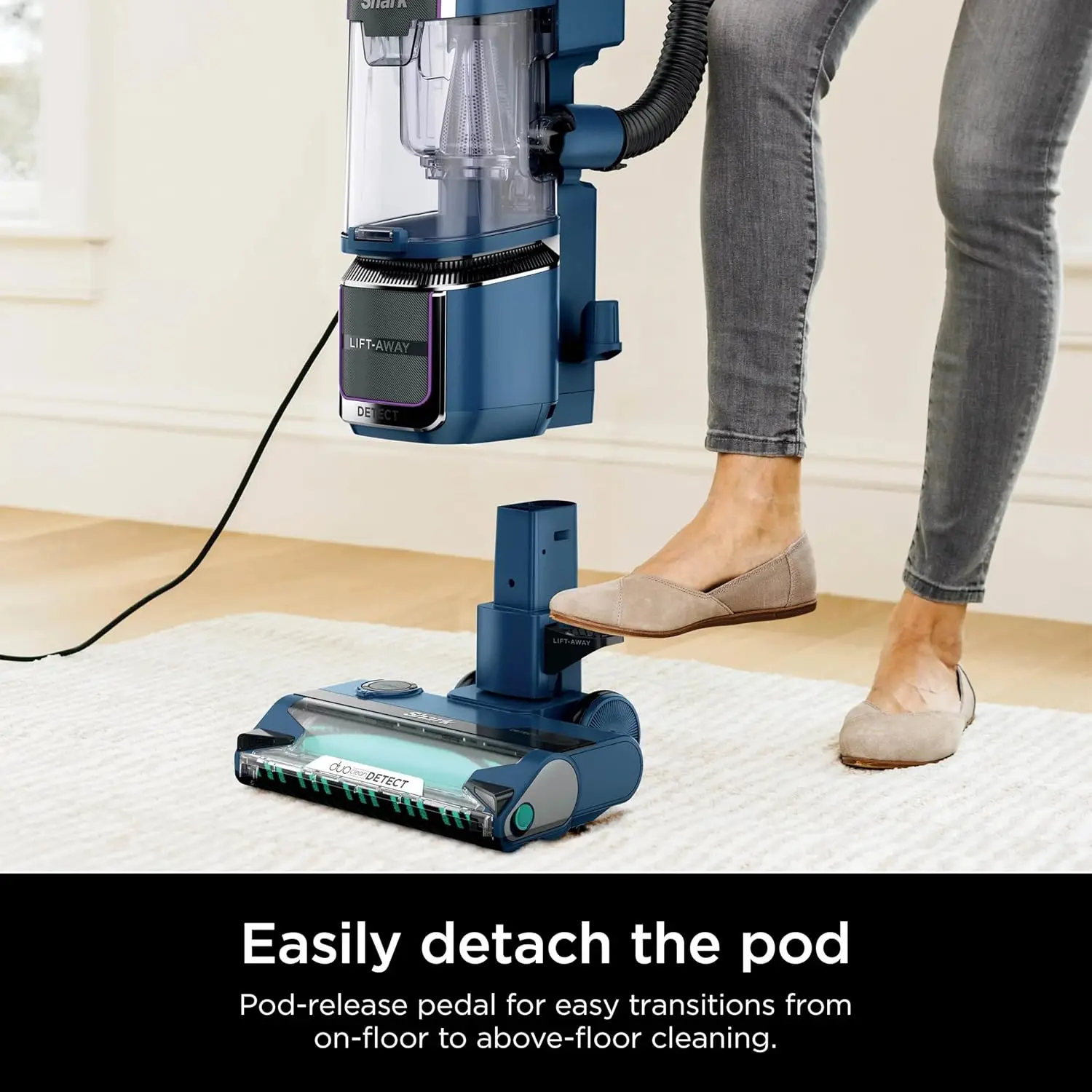 Renewed Upright Vacuum with Advanced Lift-Away Performance