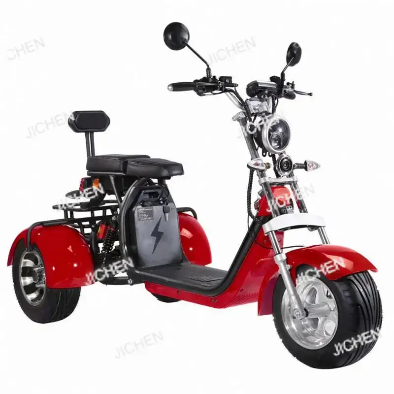 Sepeda Motor Listrik JCX EHoodax 1500 Watt 3000 Watt Daya Tinggi 45 Km/jam Cepat Jarak Jauh Sepeda Roda Tiga Dewasa Listrik 3 Roda