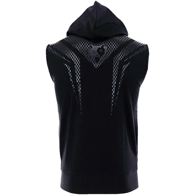 VSZAP-Sleeveless Cotton Hoodie, Sanda Team, MMA Fight, Fighting Muaythai, Fitness