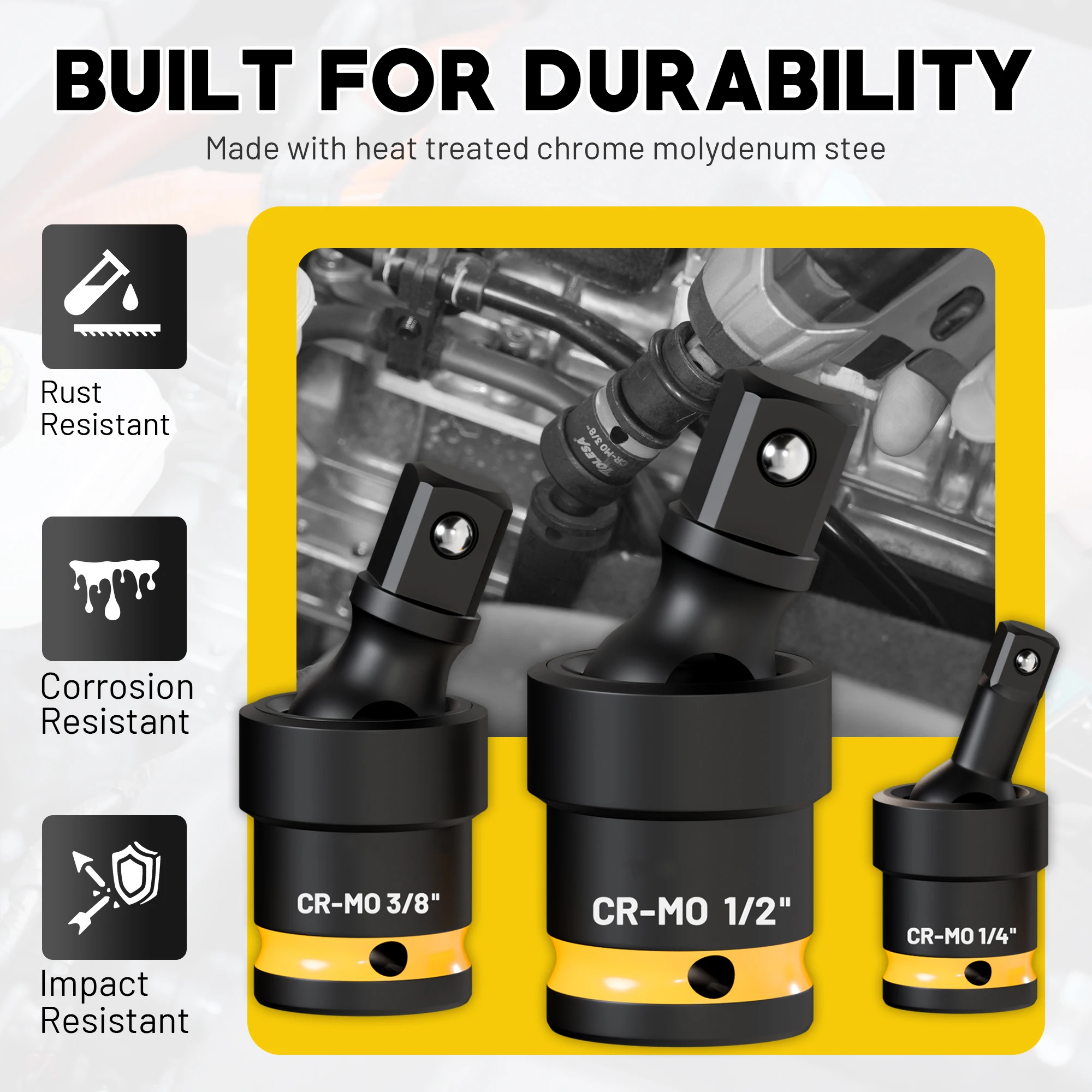 3PCS Universal Joint-Socket, S - Body Jewelry 4 U ulasan dan harga