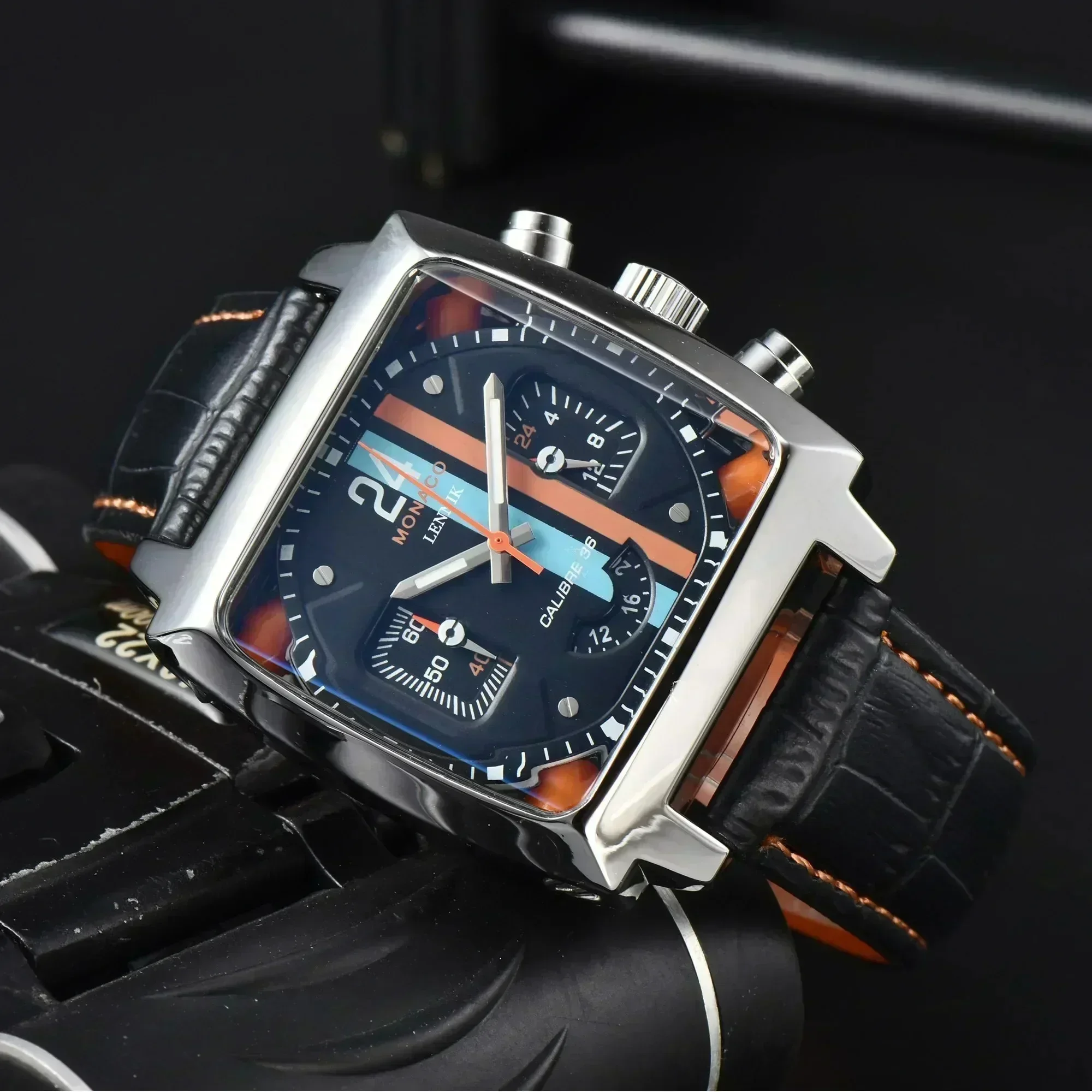 Relojes Hombre Specht & Sohne جديد حار الساعات الرجال العلامة التجارية الفاخرة الذكور اليابان VK64 كرونوغراف العصرية الرياضة ساعة اليد مقاوم للماء