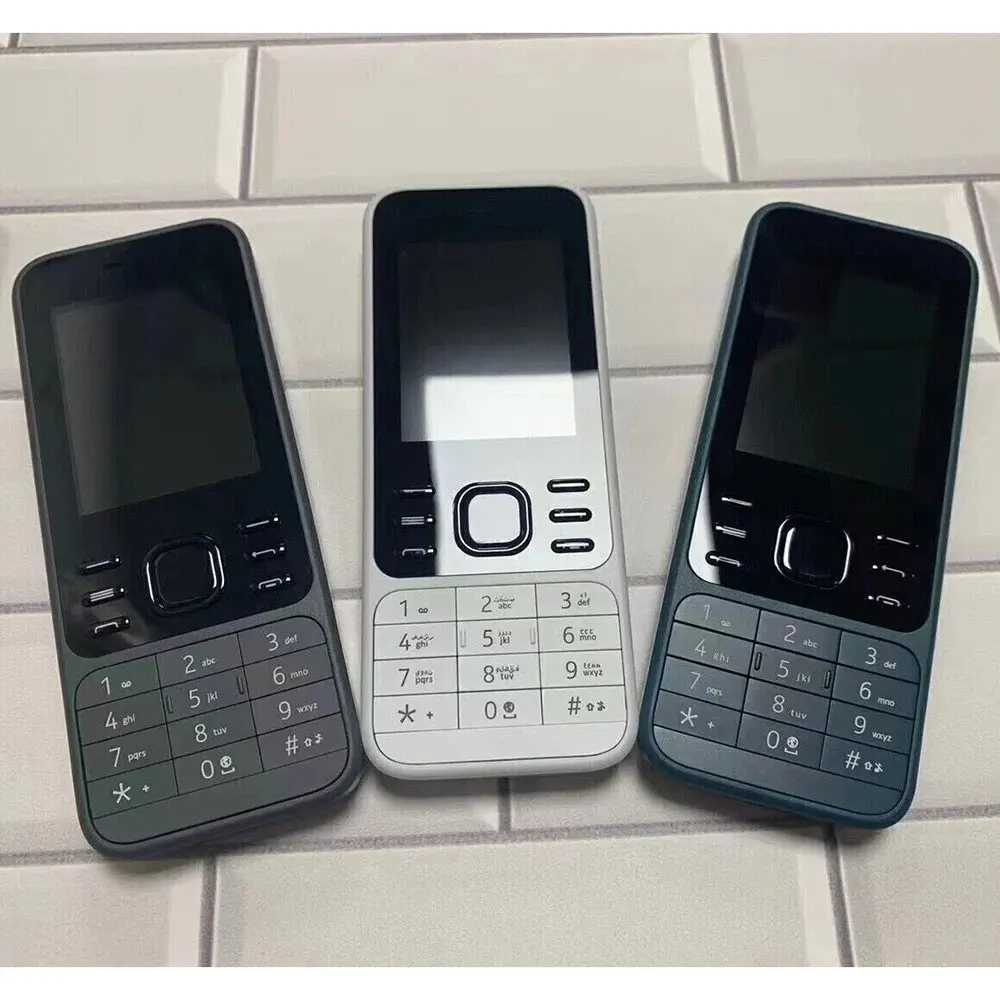 لوحة مفاتيح أصلية غير مقفلة 6300 4G ثنائية الشريحة GSM 900/1800/1900 4.0 بلوتوث للهاتف المحمول متعددة اللغات مصنوعة في فنلندا