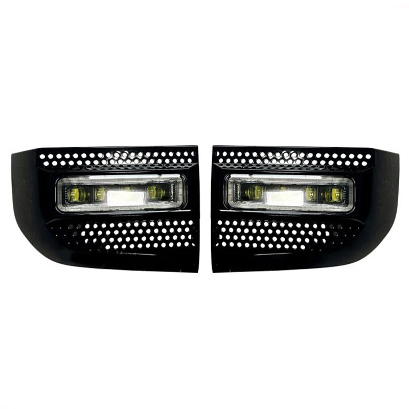 Fog Light LED Lens Fog Light Dynamic Running Light High Penetration Fog Lights For Land Rover Defender 90 110 130 2020-2024