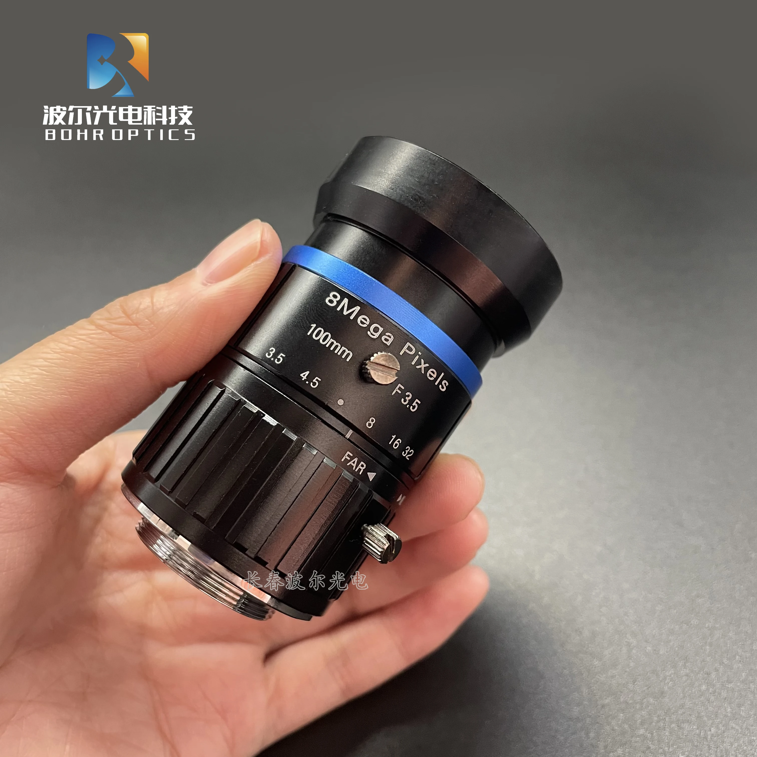 8MP FA10035ความยาวโฟกัส100มม.-C การบิดเบือนต่ำกล้องวงจรปิดคู่มือ Iris FA เลนส์สำหรับกล้องอุตสาหกรรม HD เลนส์