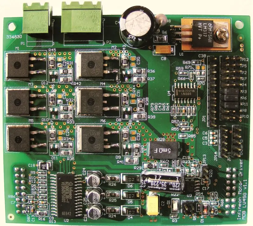 BLDC Brushless Motor Driven Board Power Amplifier Board