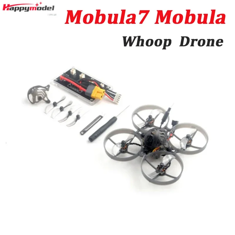 Happymodel Mobula7 Mobula 7 1S Micro FPV BWhoop Drone 5IN1 AIO Flight Controller Built-in 2.4G ELRS V2.0 RX Nano3 1/3 CMOS