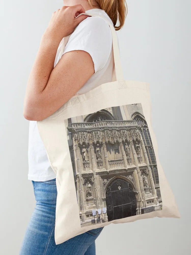 Main Entrance Canterbury Cathedral Tote Bag supermarket folding bag tote bag university sac pour femme