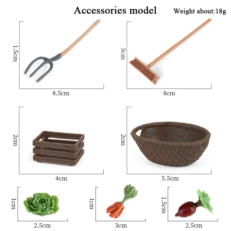 Oenux Geflügel Nutztiere Modell Simulation Schwein Schweine Sau Stachelschwein Wildschwein Actionfiguren Figur Schönes pädagogisches Kinderspielzeug – Detail 15