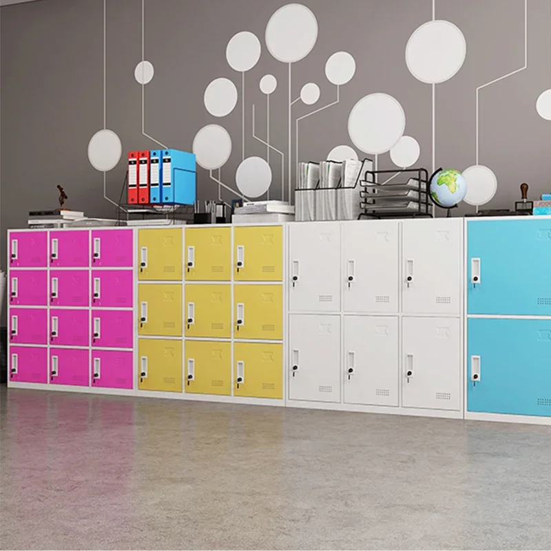 Metal Locker Mini Steel Short Locker Kids Adults Small Lockers With Keys Gym Changing Room School Cabinet