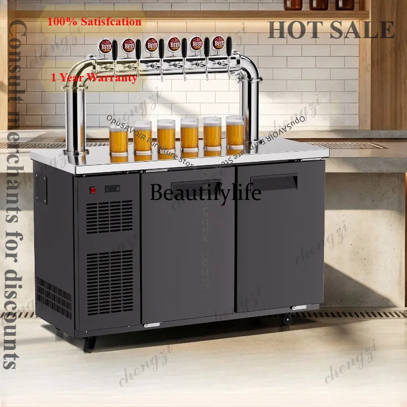 

A81 Commercial Air-Cooled Beer Dispenser Machine Automatic Fresh Beer Dispensing System & Integrated Draft Beer Equipment