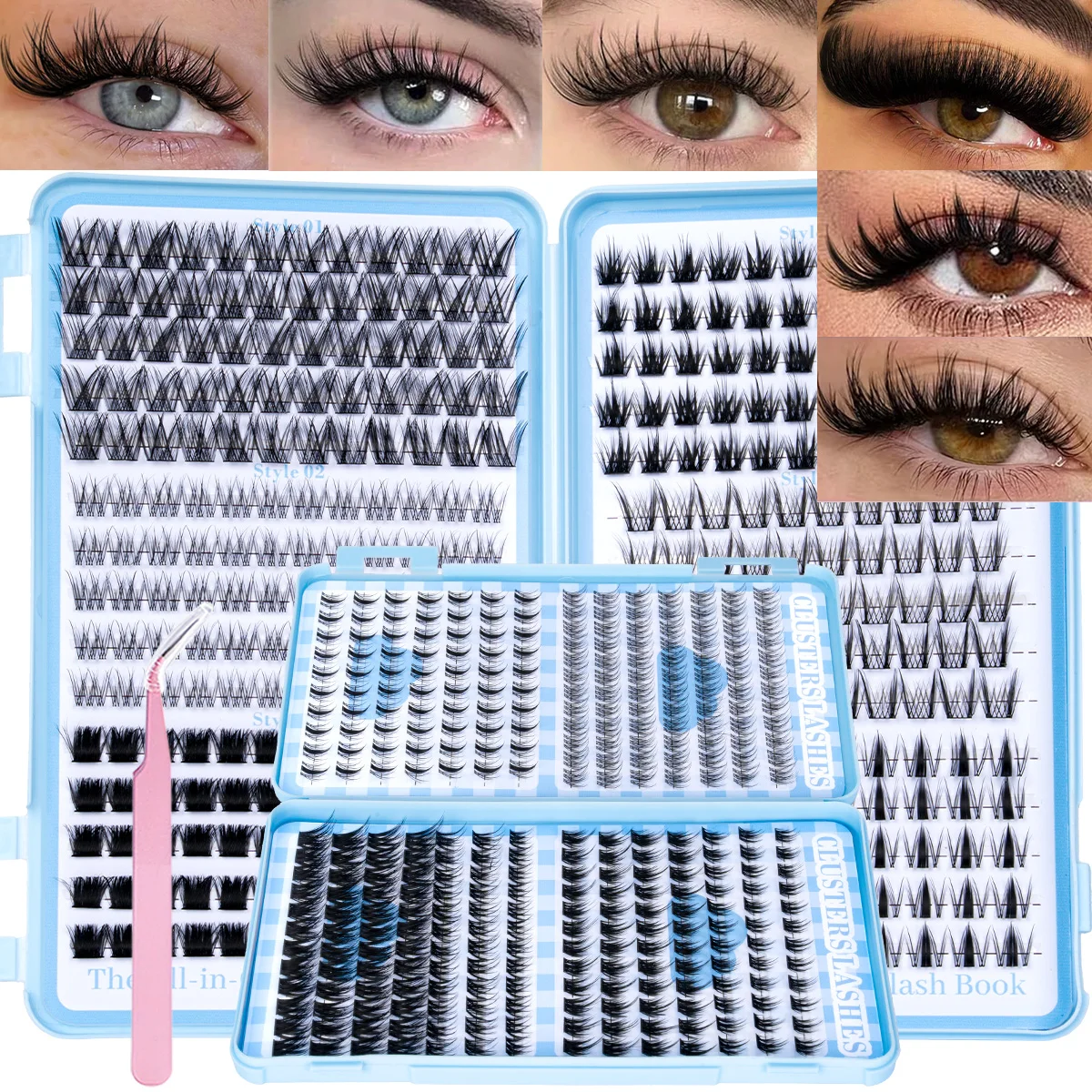 Eyelashes Clusters …