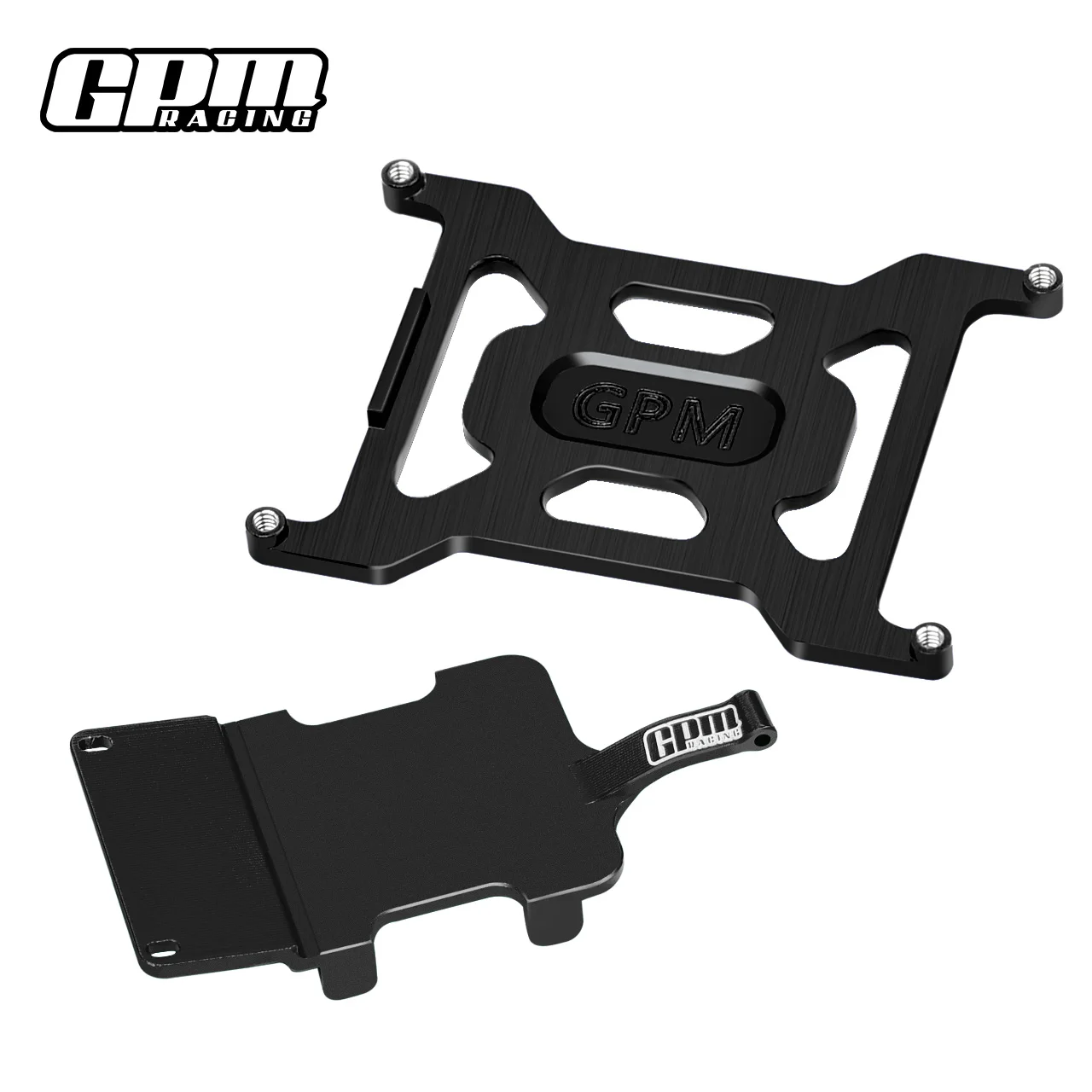 GPM 7075Alu ที่ใส่แบตเตอรี่และ ESC และแผ่นยึดตัวรับสัญญาณสําหรับ LOSI 1/24 Micro-B