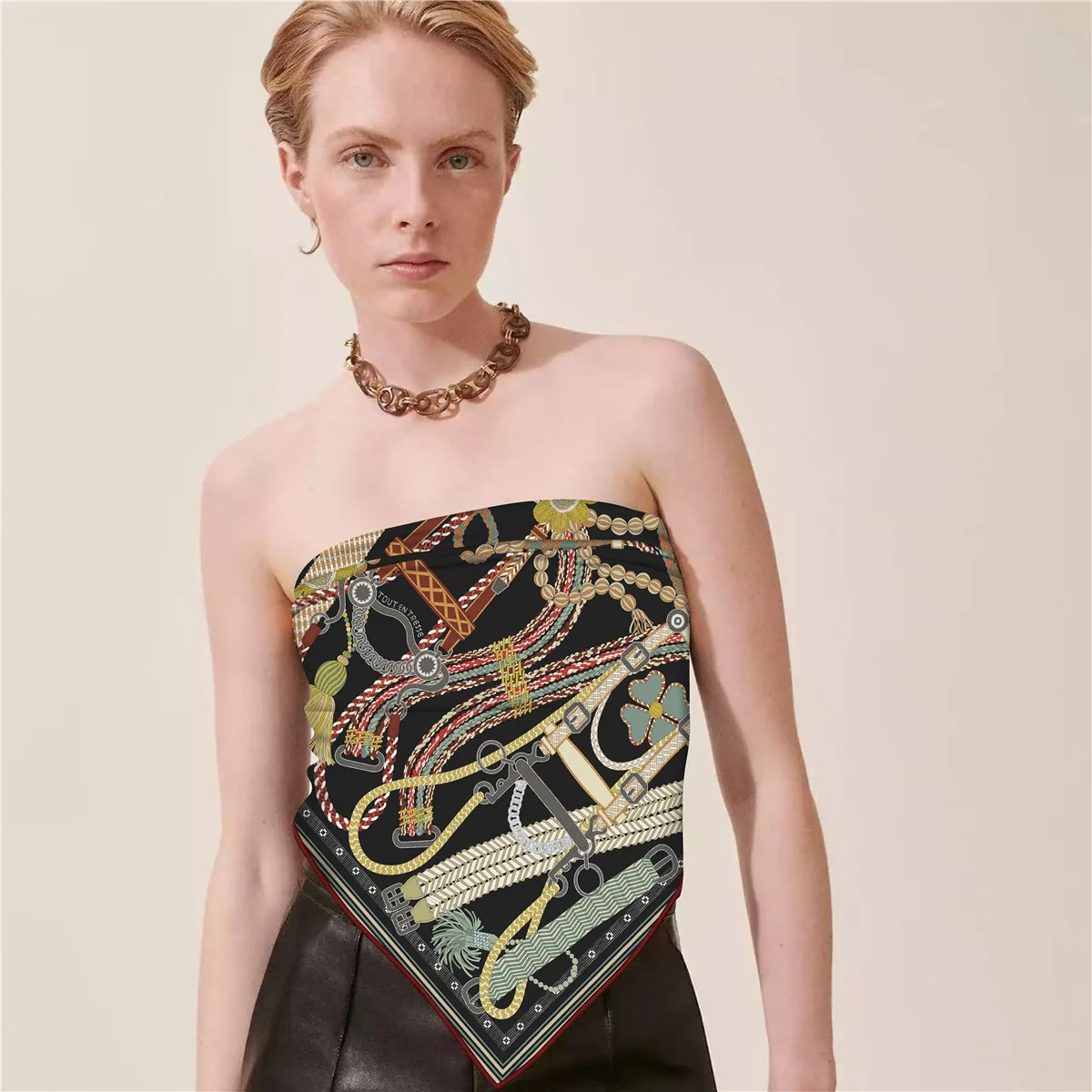 

Double Faced Silk Scarf Women Luxury Designers Bandanas Rolled Shawls Square Head Hair Scarves Accessories Mother Lover Gift