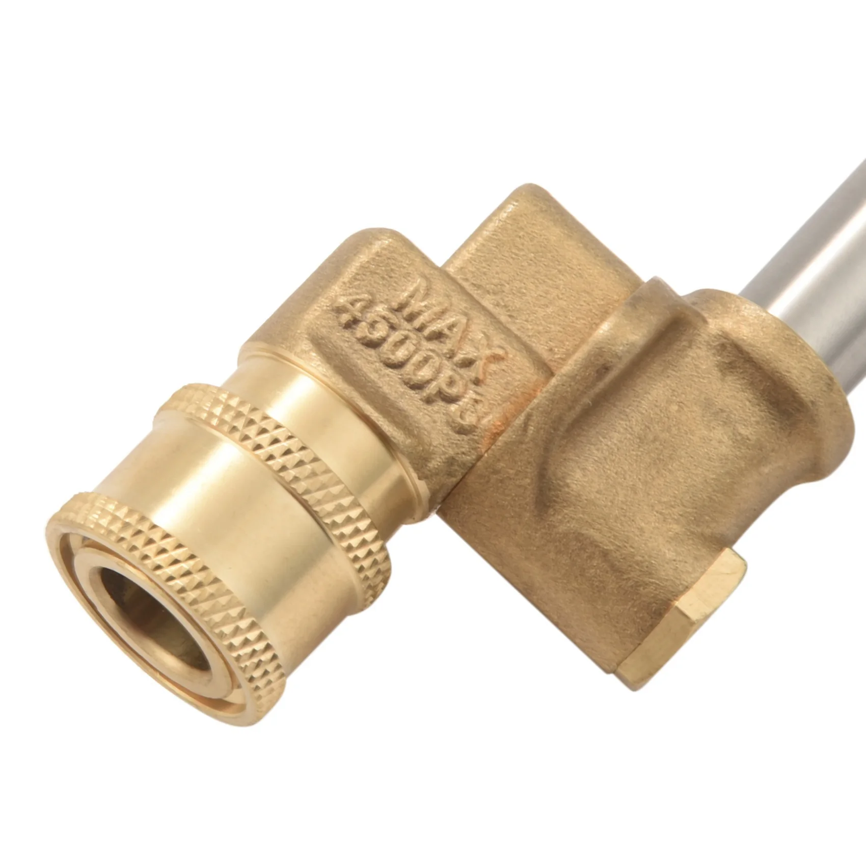 

2 палочки для мойки высокого давления с регулируемым углом насадки, 16-дюймовая распылительная насадка 180 градусов с 5 углами, быстрое подключение 1/4 дюйма