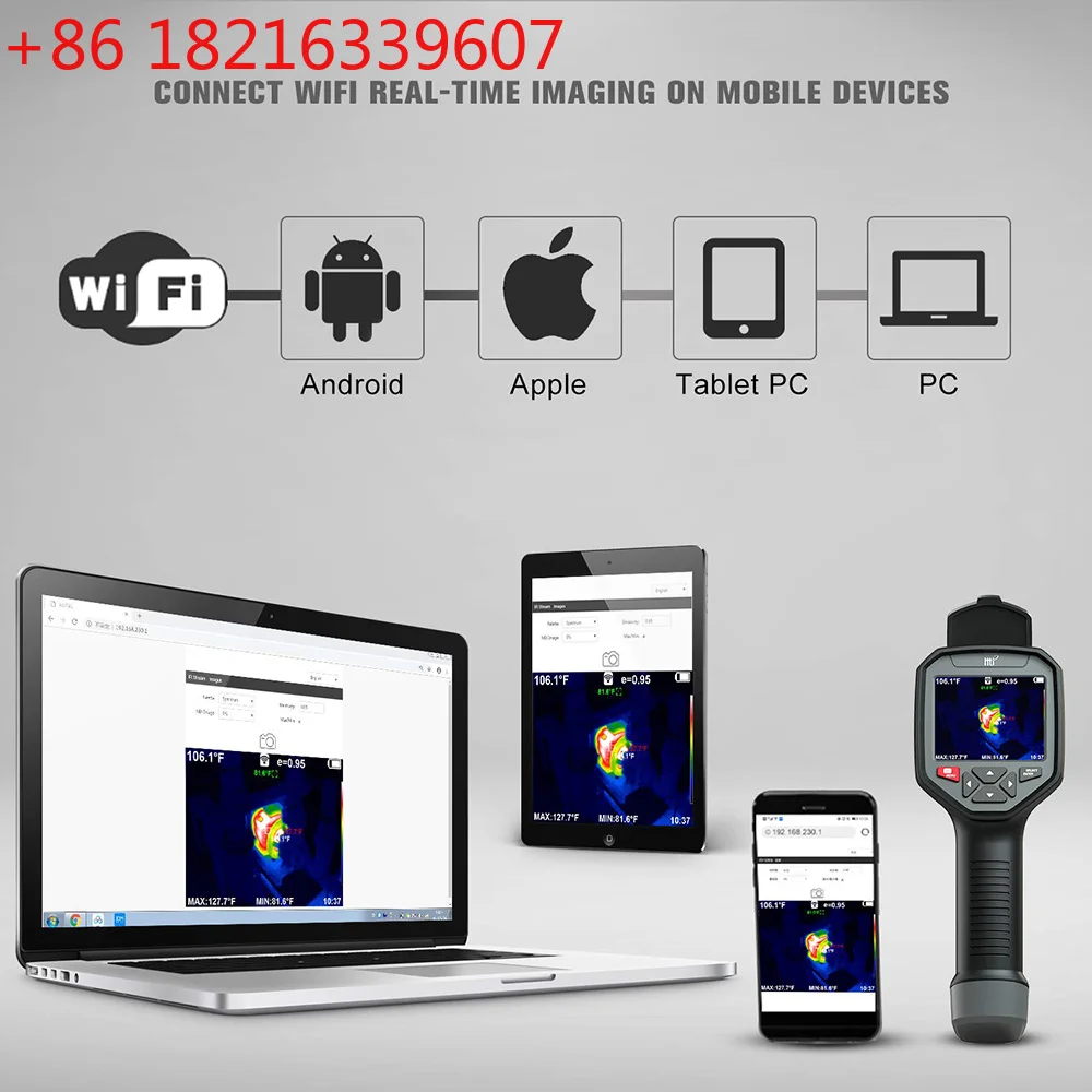 YAO HT-A10 Thermal Imaging Camera 256X192 Pixel 3.5
