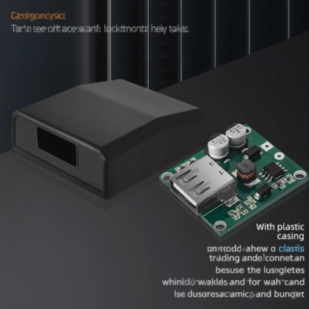 Lightweight Solar Voltage Regulator 3cm x 3.5cm Green PCB 5V Output 2000mA Max Current for Smartphones USB Devices
