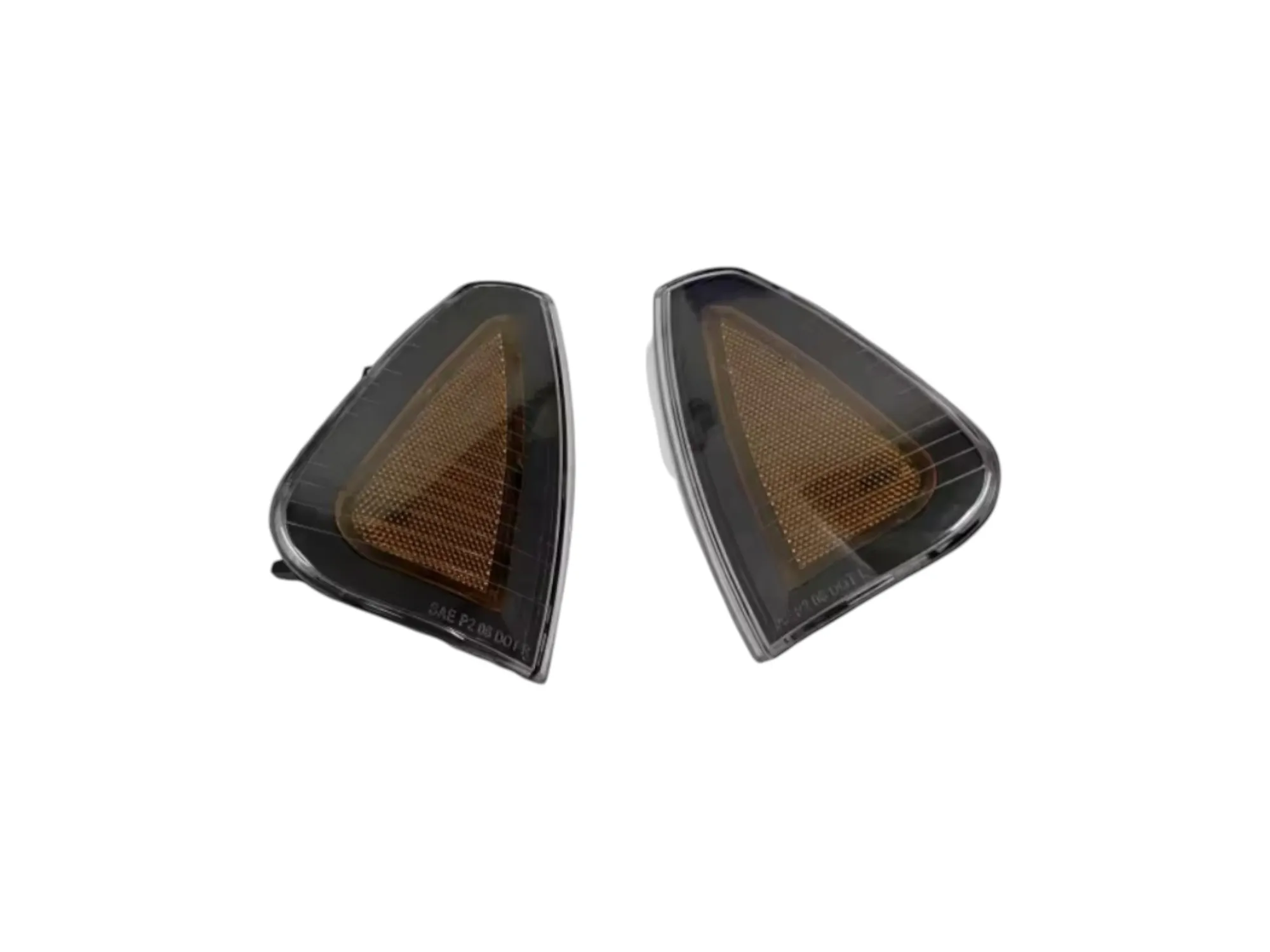 Superior Grade 2 PC Amber Lens Side Marker Lights Pair for Dodge Charger 2006 to 2010