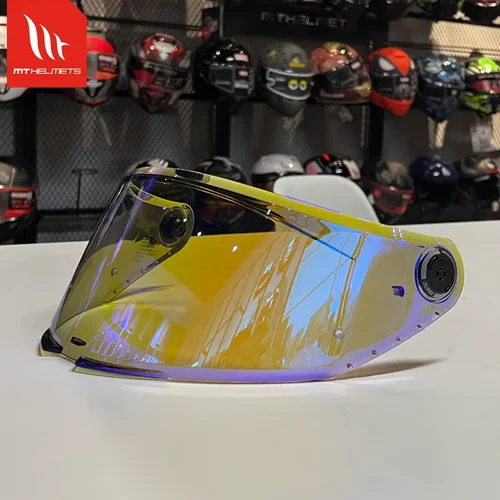 Imagen 2 del producto Protector facial de repuesto MT para casco modelo THUNDER 4 SV, lente de casco de MT-V-28B, piezas originales MT