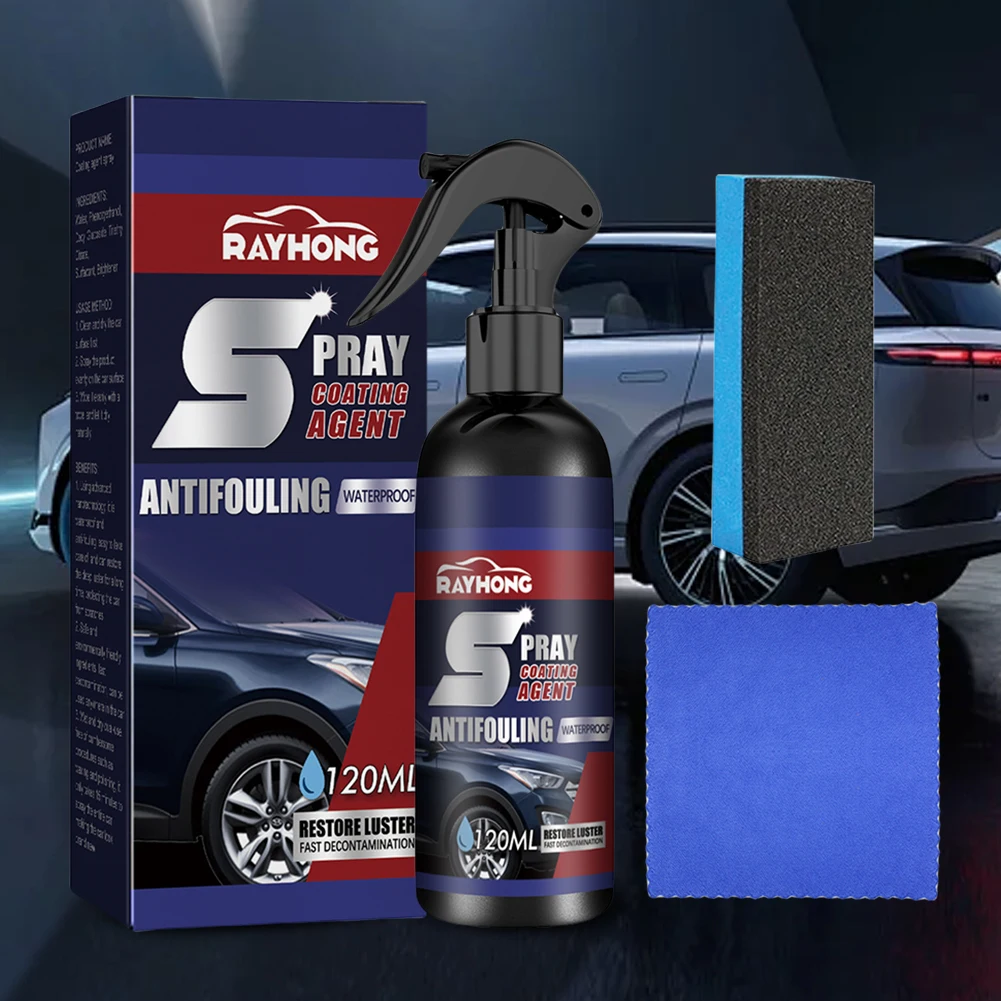 120ml Car Scratch Removal Spray Long Lasting Car Polishing Maintenance Spray Coating Paint Sealant Car Accessories