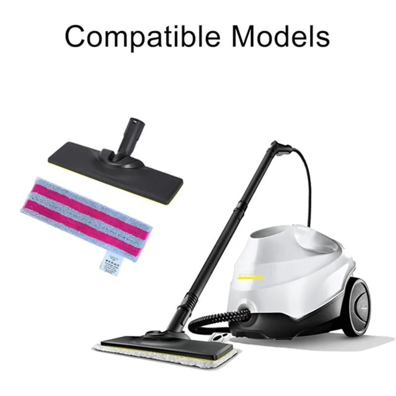 WHYY-For Karcher Easyfix SC1 SC2 SC3 SC4 SC5 Steam Cleaner Parts Replacement Floor Nozzle And Microfibre Mop Cloth