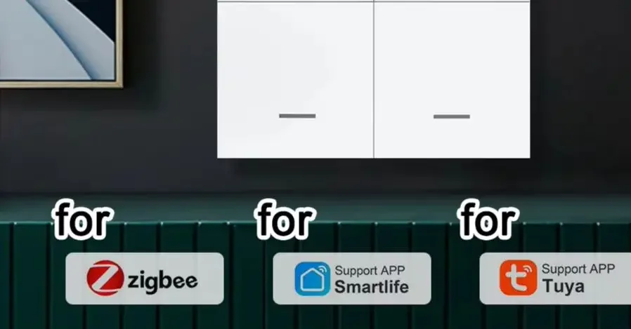 

Панель переключателя сцен Tuya Smart ZigBees, беспроводной переключатель сцен, автоматический контроллер кнопки сцен, контроллер умного дома