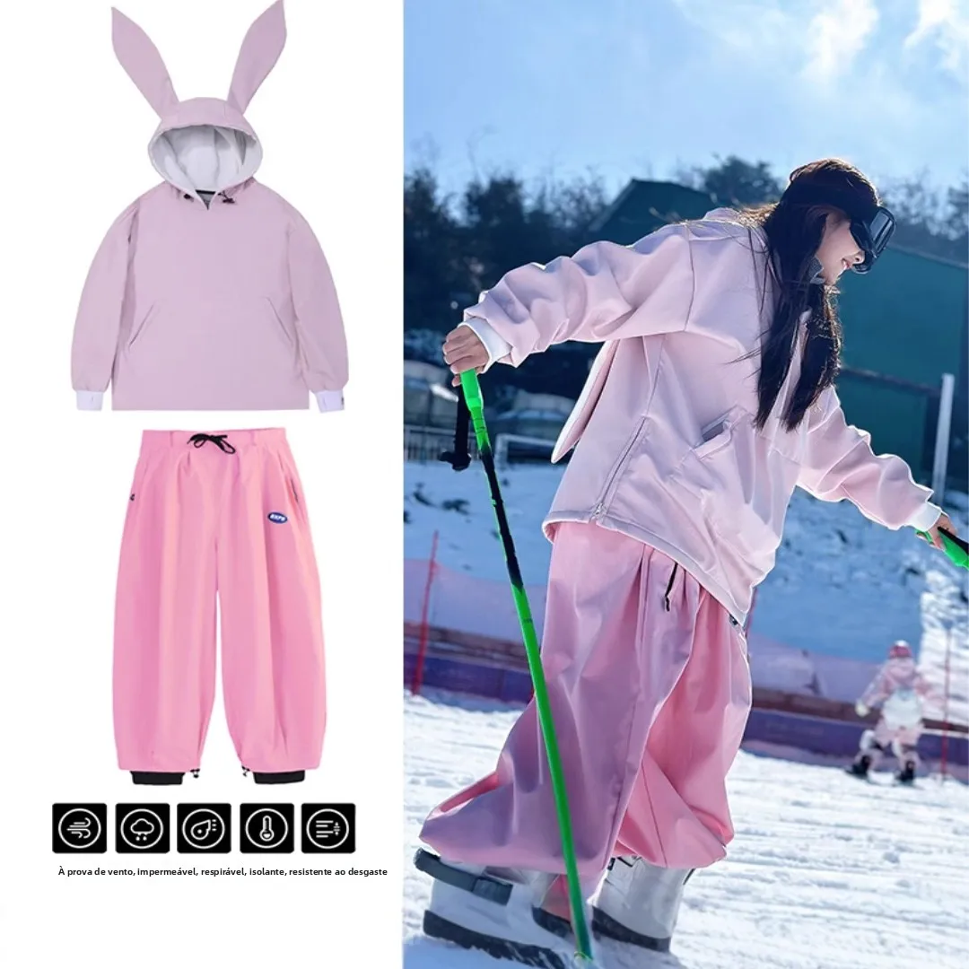 winter-thiened-outdoor-skiing-suit-men-women-profional-single-board-double-board-windproof-warm-loose-skiing-set