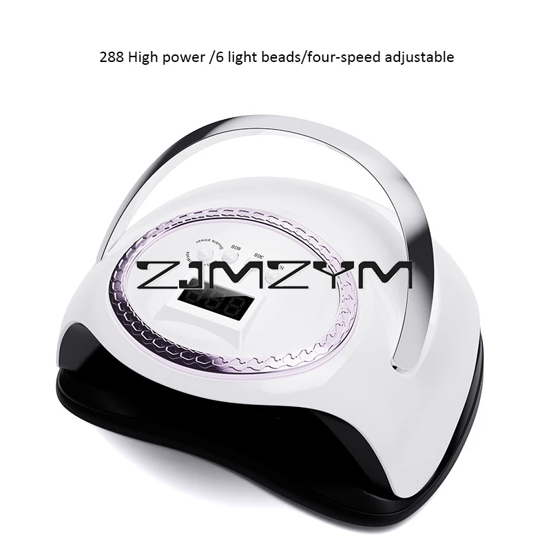 288W UV Nail Dryer Lamp LED Nail Dryer LCD Display Ice Lamps Nail Baking Lamp UV Curing Gel Lamp 66pcs Led Beads