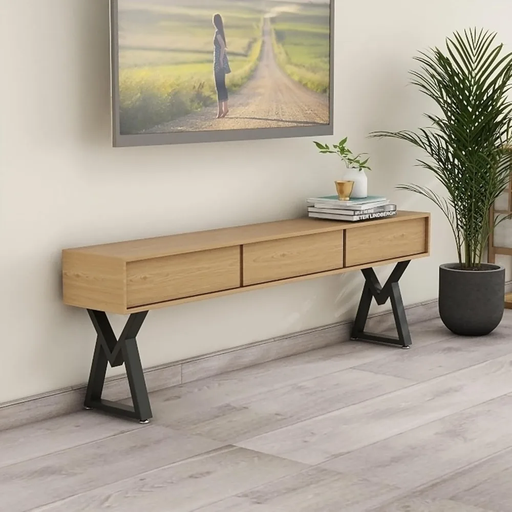 20-Zoll-Couchtischbeine aus Metall, rautenförmiges Ende und Beistelltischfüße, robuste Schreibtischfüße, schwarze Eisen-DIY-Möbel-Bankbeine