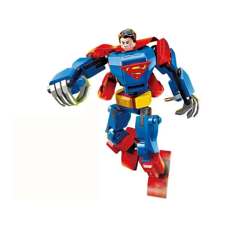 Heiße Superhelden-Actionfiguren-Bausteine: Spiderman Miles, Iron Man, War Machine – MOC-Bausatz-Modell für Kinder