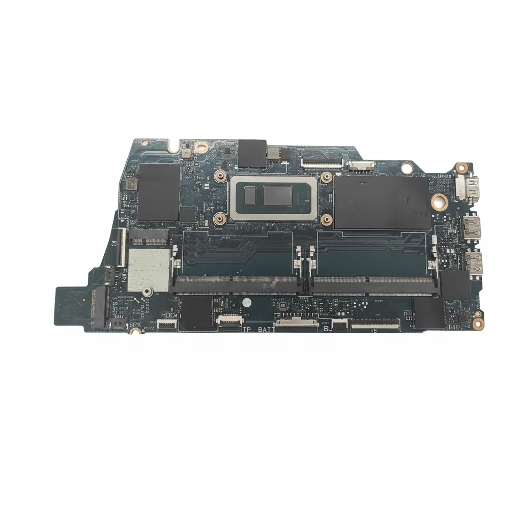 اللوحة الأم للكمبيوتر المحمول Dell 55XV9 - Intel Core i5-1235U 130 جيجا هرتز - 16 جيجابايت ثنائي القناة DDR4 SO-DIMM متوافق - متوافق مع جديد مستعمل #1