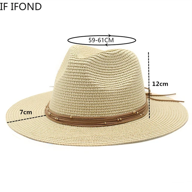 Big Size 60CM nowa słomiana czapka 7cm rondo lato chłodzenie kapelusz przeciwsłoneczny na plażę impreza plenerowa Panama jazzowy kapelusz Sombreros De Mujer
