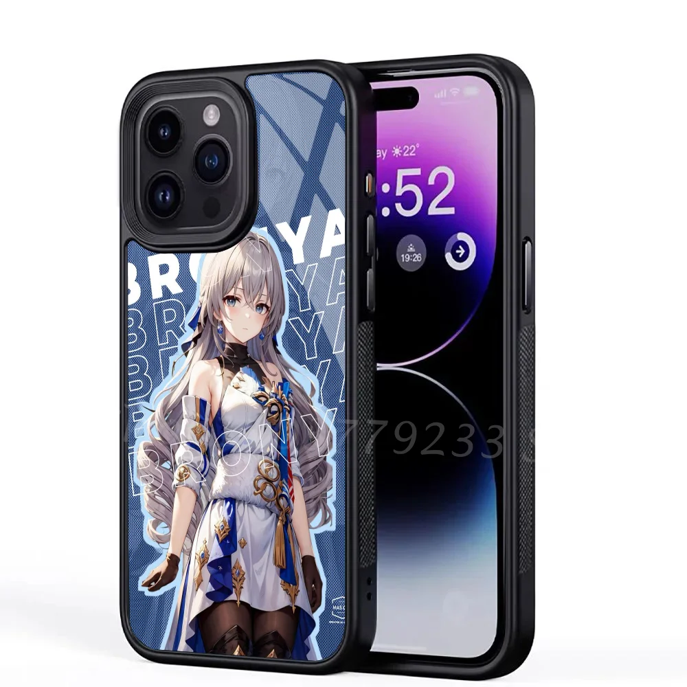 Game Bronya Honkai Star Rail Phone Case For IPhone 15 14 13 Pro Max 11 Mini Alex Mirror For Magsafe Wireless Charging Cover