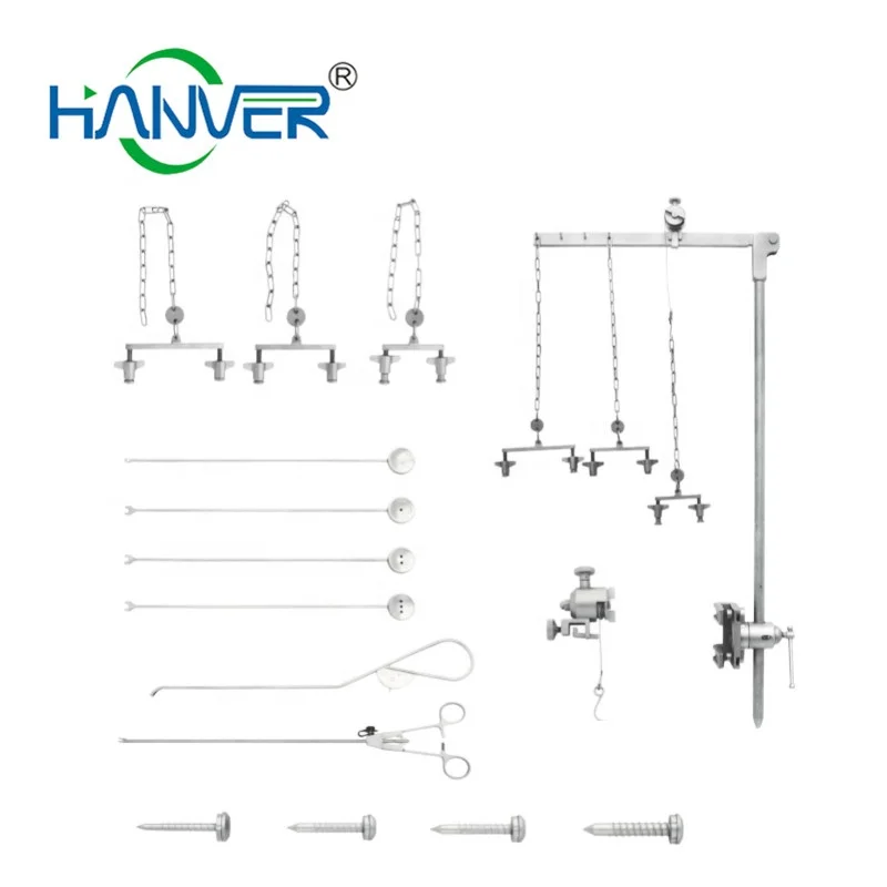 

Laparoscopic Instruments Reusable Self Locking Suspension Chain Winder