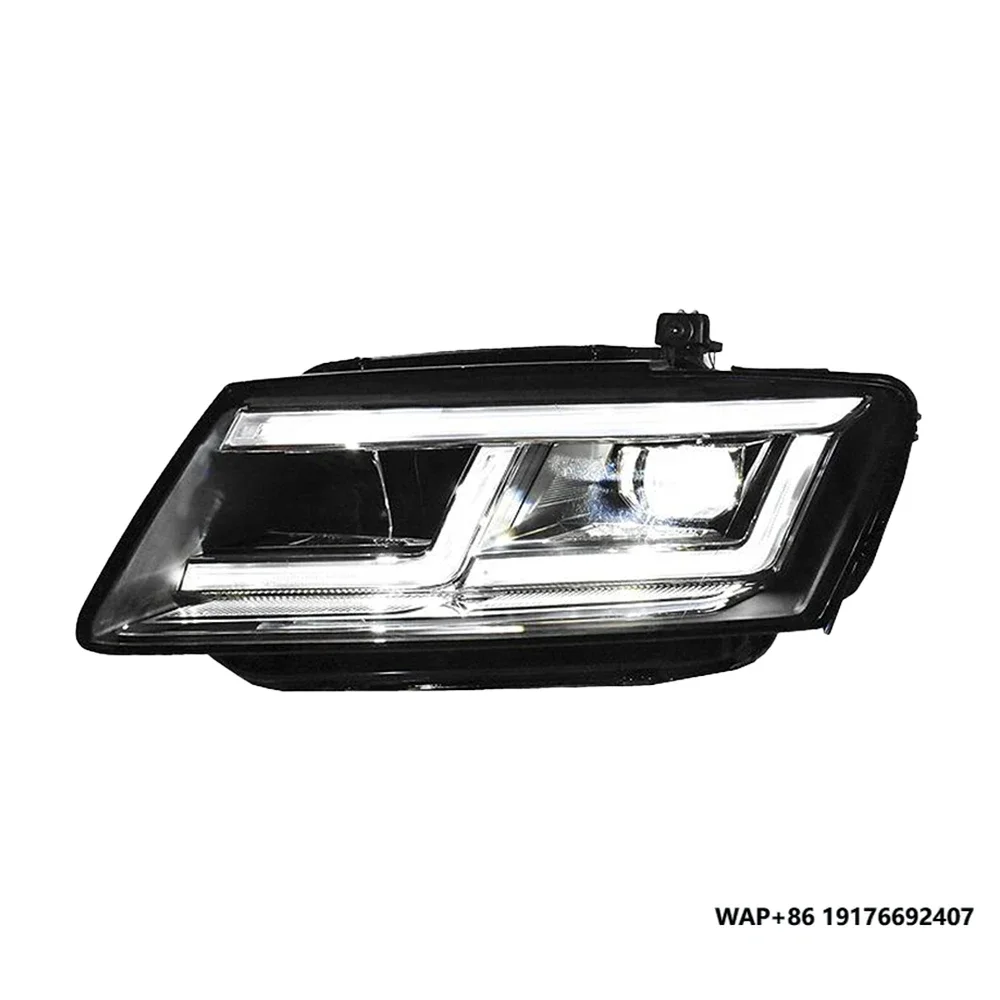 Car Front Lamps Assembly for ‘Audi Q5 2009-2018 Upgrade LED Auto Headlight Projector Startup Effect Lens Tool Accessories