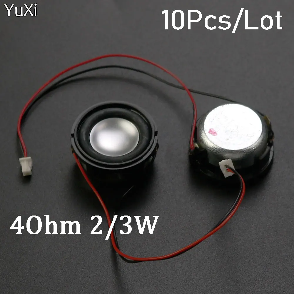 

10Pcs/Lot High Quality Speaker Horn 3W 4R Diameter 2.3CM 23MM Mini Amplifier Rubber Gasket Loudspeaker Trumpet thickness 11.2MM