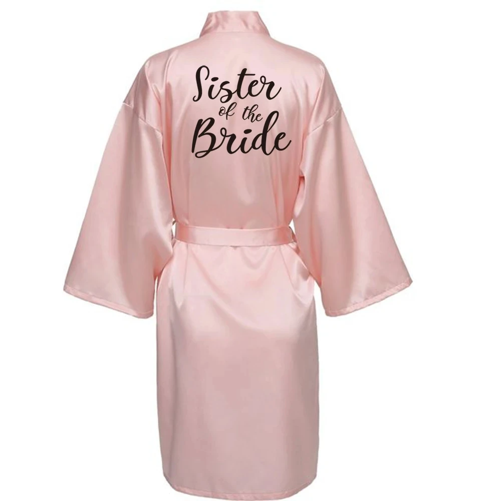 Satin Silk bride robe Wedding Robe Bridesmaid Bride Dressing Gown bridesmaid robes SP002