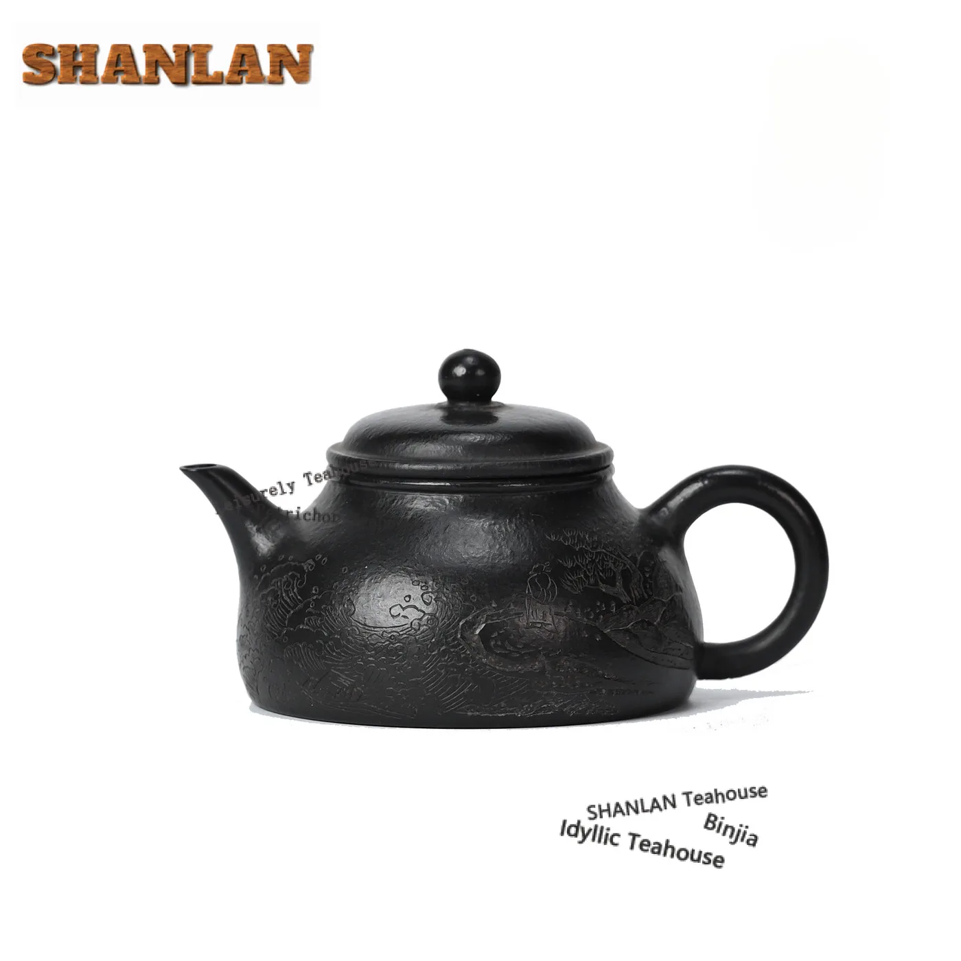 

110ml Antique Yixing Purple Clay Teapots Handmade Engraved Pot Raw Ore Zhu Mud Tea Maker Kettle Chinese Zisha Tea Set Tea Gift