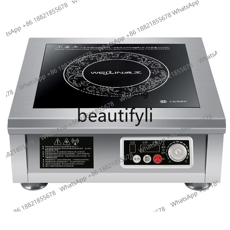 

Z189 Induction Cooker Commercial Fast Food Stir-fry Restaurant Milk Tea Shop Water Heating 3500W Customization