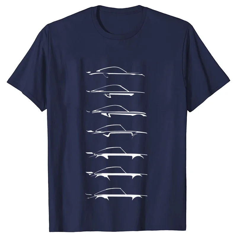 Men's T-shirt Auto Racing Car Design Tshirt Summer Classic Casual Fashion Sports Fitness O Neck Short Sleeve Comfortable Tees