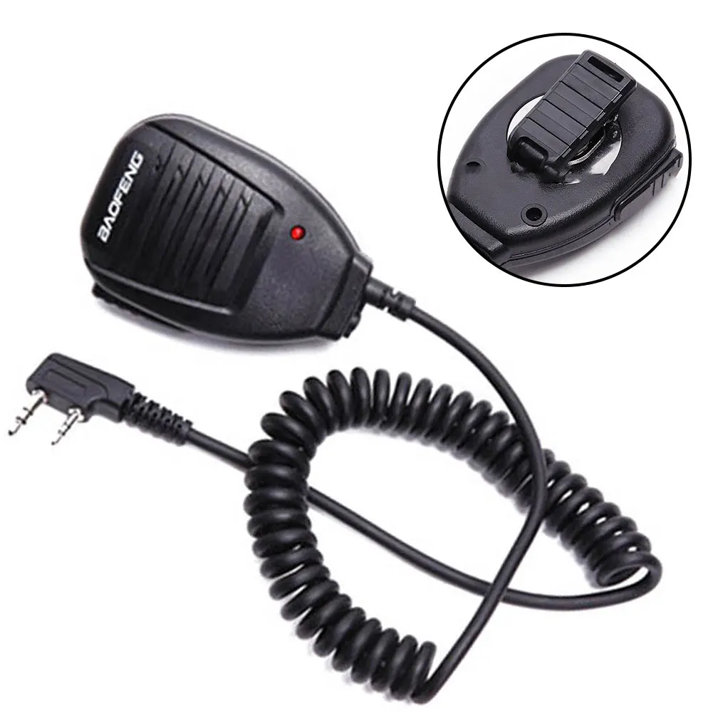 Mikrofon mikrofon Speaker genggam untuk Baofeng UV-5R Walkie-Talkie Radio BF-888S baru dan berkualitas tinggi