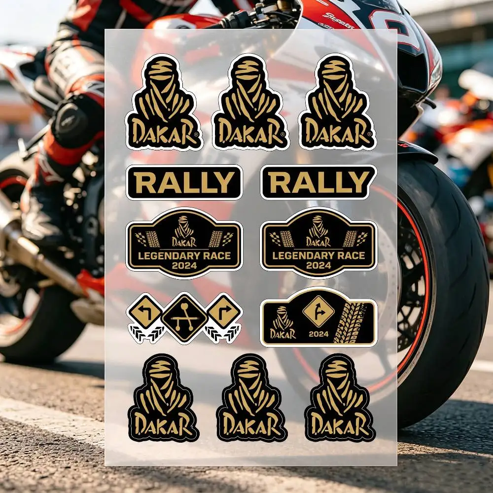 D-Dakar Rally Motorcycle Stickers For Motorcycle Bodies And Helmet Reflective Stickers