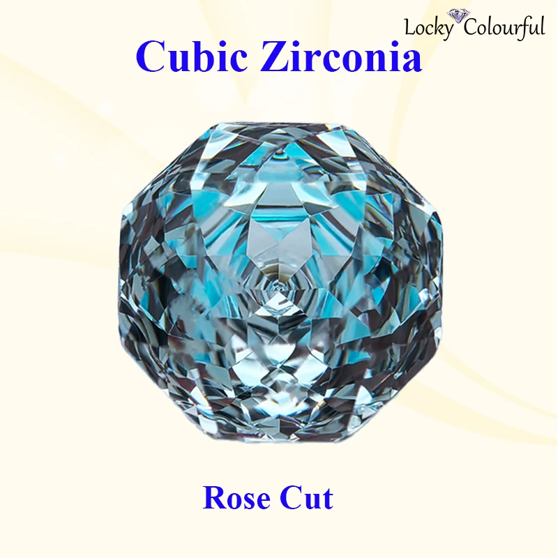 

Cubic Zirconia Rose Cut Bozi Soda Color Charms Wholesale Bead for DIY Jewelry Making Earrings Bracelet Materials No Certificate