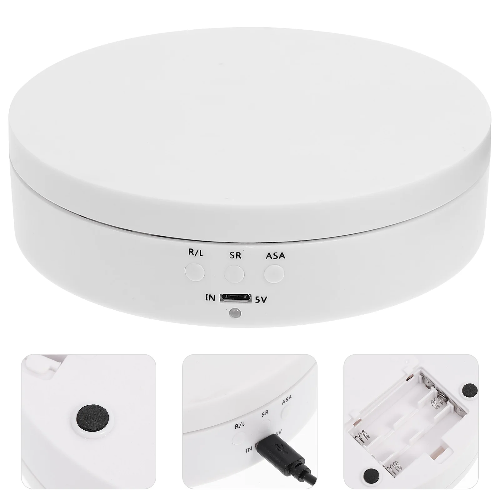 

Rotating Display St Jewelry Turntable ABS Material Watch Rotating St Versatile Anti Seepage Design Energy Saving Storage